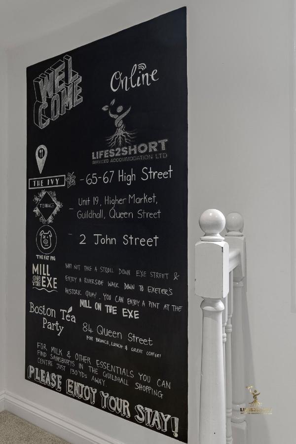 Luxe Courtyard Apartment For 4 Near Exeter City Centre ภายนอก รูปภาพ
